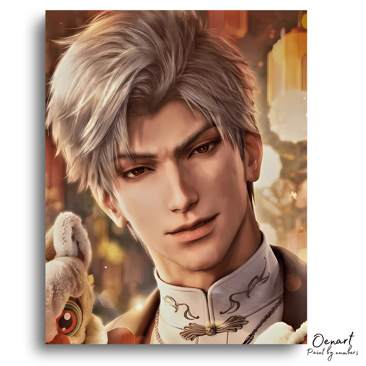 Love and Deepspace: Sylus Portrait - Anime Paint By Numbers Kit-Oenart™