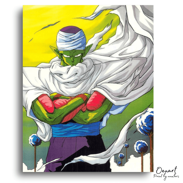 Dragon Ball Z: Piccolo Namekian - Anime Paint By Numbers Kit-Oenart™