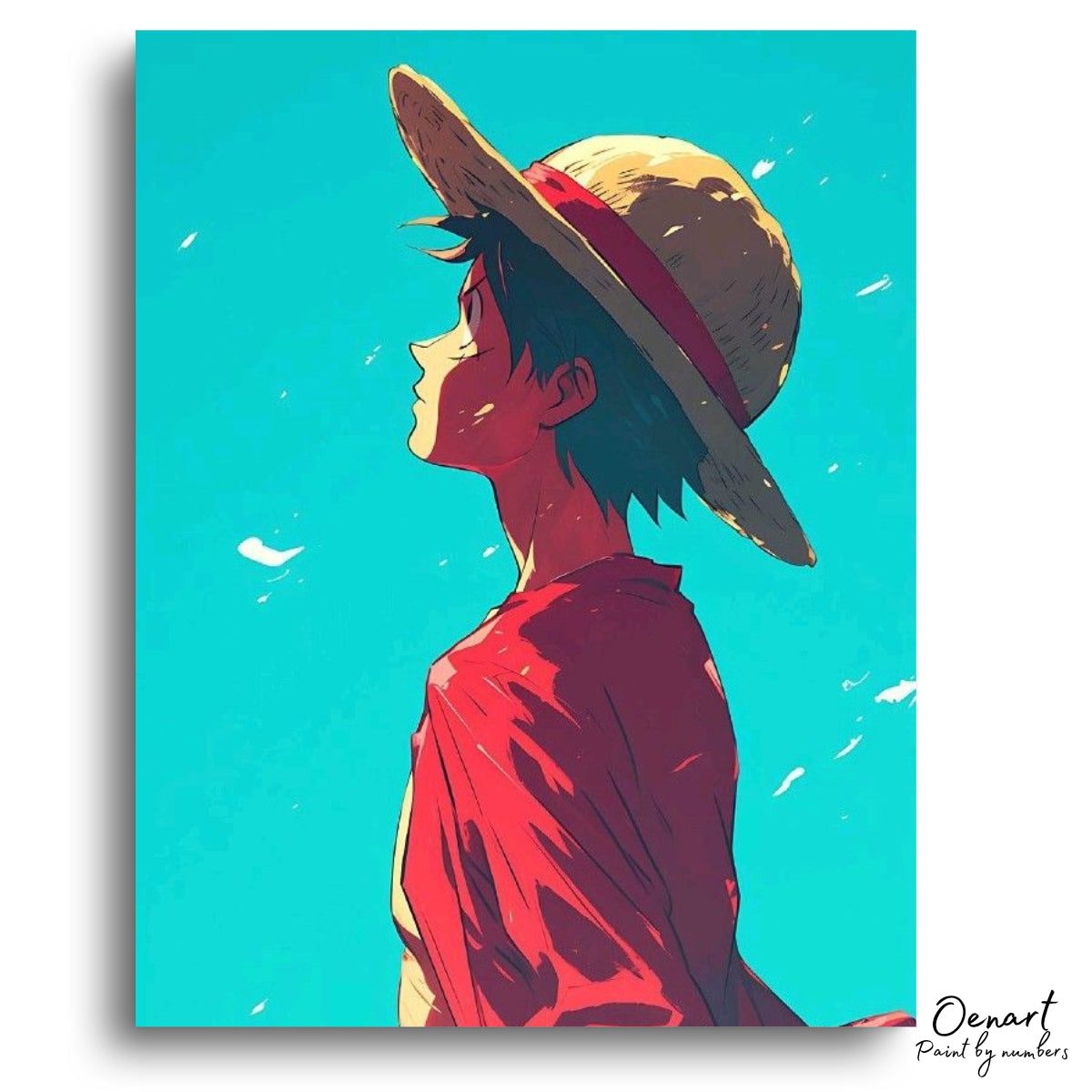 One Piece: Luffy Horizon Sight - Anime Paint By Numbers Kit-Oenart™