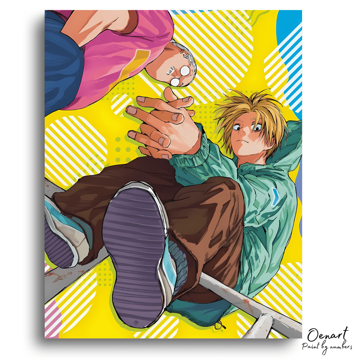 Sakamoto Days: Pop Up Art - Anime Paint By Numbers Kit-Oenart™