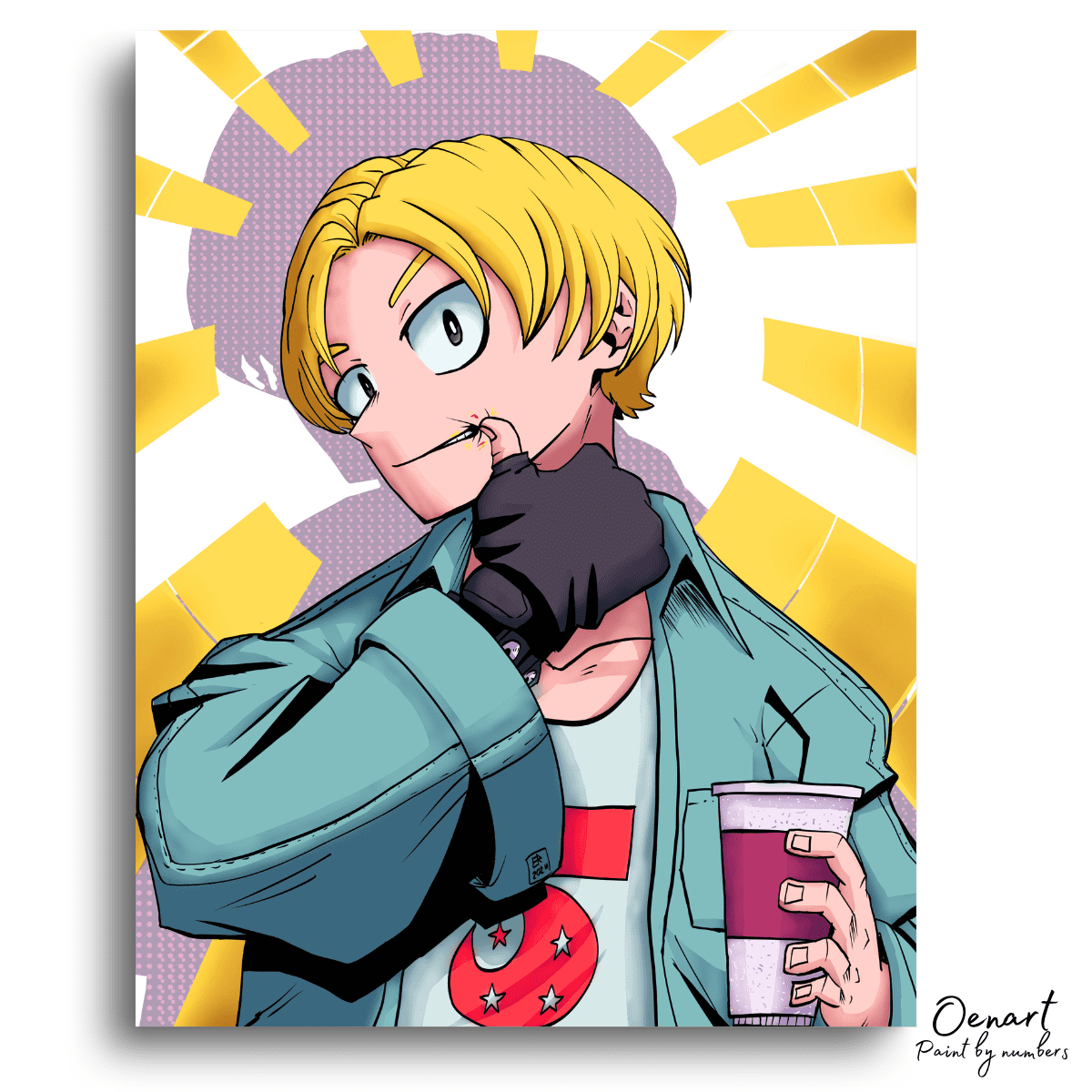 Sakamoto Days: Shin Portrait - Anime Paint By Numbers Kit-Oenart™