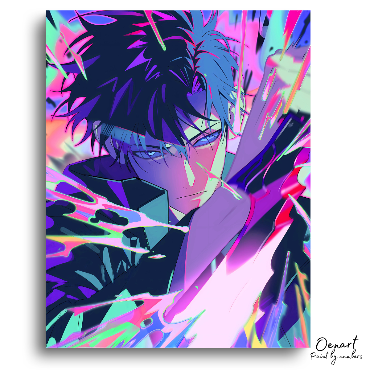 Solo Leveling: Jin Woo Thunder - Anime Diamond Painting