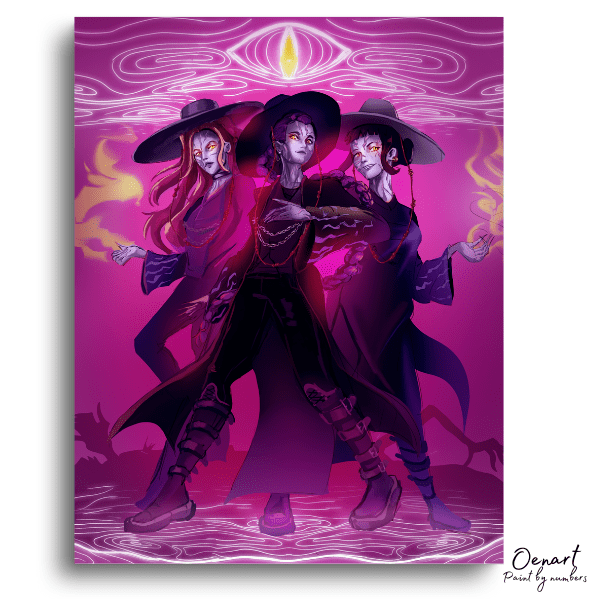 The Fiery Diva - Paint By Numbers Kit