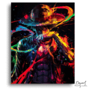 One Piece: Luffy Splashed Colors - Anime Paint By Numbers Kit-Oenart™