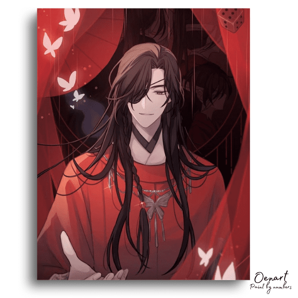 Heaven Officials Blessing: Hua cheng Dice - Anime Paint By Numbers Kit-Oenart™
