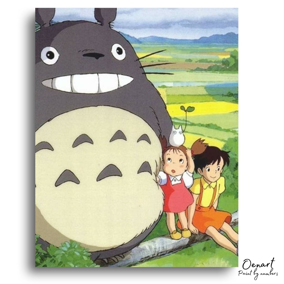 My Neighbor Totoro: Friends - Anime Paint By Numbers Kit-Oenart™