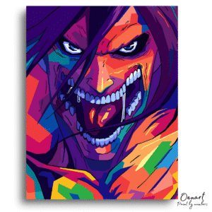 Attack on Titan: Eren Titan Form - Anime Paint By Numbers Kit