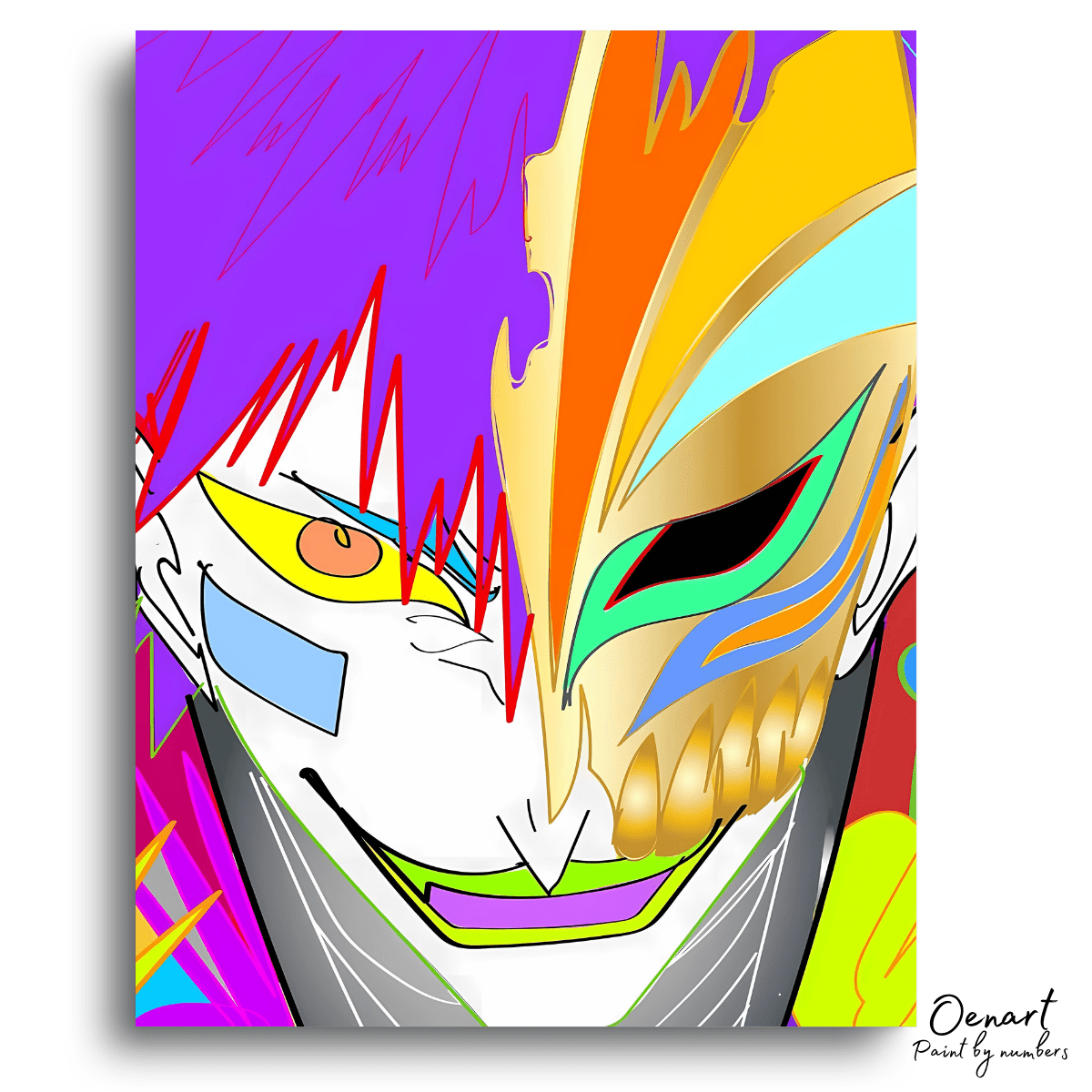 Bleach: Colorful Hollow Ichigo – Anime Paint By Numbers Kit