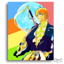 Bleach: Colorful Ichigo Pop Art - Anime Diamond Painting