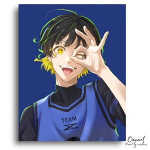 Blue Lock: Funny Bachira - Anime Paint By Numbers Kit