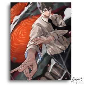 Chainsaw Man: Aki Kon - Anime Paint By Numbers Kit