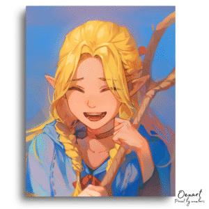 Delicious in Dungeon: Marcille Laughing - Anime Diamond Painting