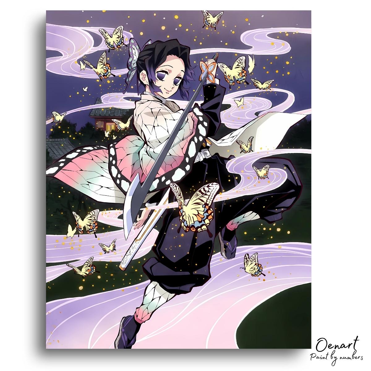 Demon Slayer: Fight Position - Anime Diamond Painting