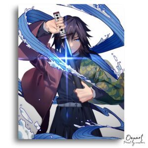 Demon Slayer: Giyu - Anime Paint By Numbers Kit