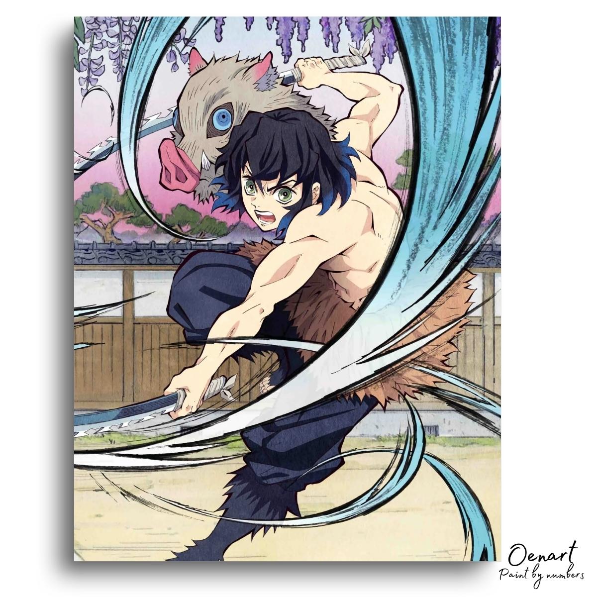 Demon Slayer: Inosuke Hit - Anime Diamond Painting