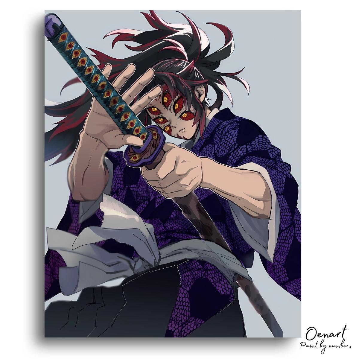 Demon Slayer: Kokushibou - Anime Diamond Painting