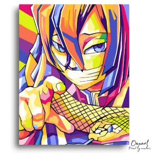 Demon Slayer: Obanai Pop Art - Anime Diamond Painting