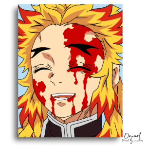 Demon Slayer: Rengoku Death - Anime Diamond Painting