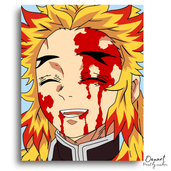 Demon Slayer: Rengoku Death - Anime Diamond Painting