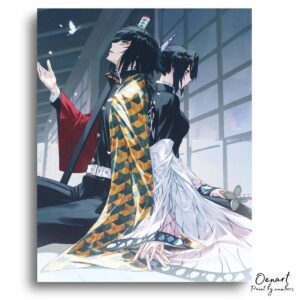 Demon Slayer: Shinobu & Giyu - Anime Paint By Numbers Kit
