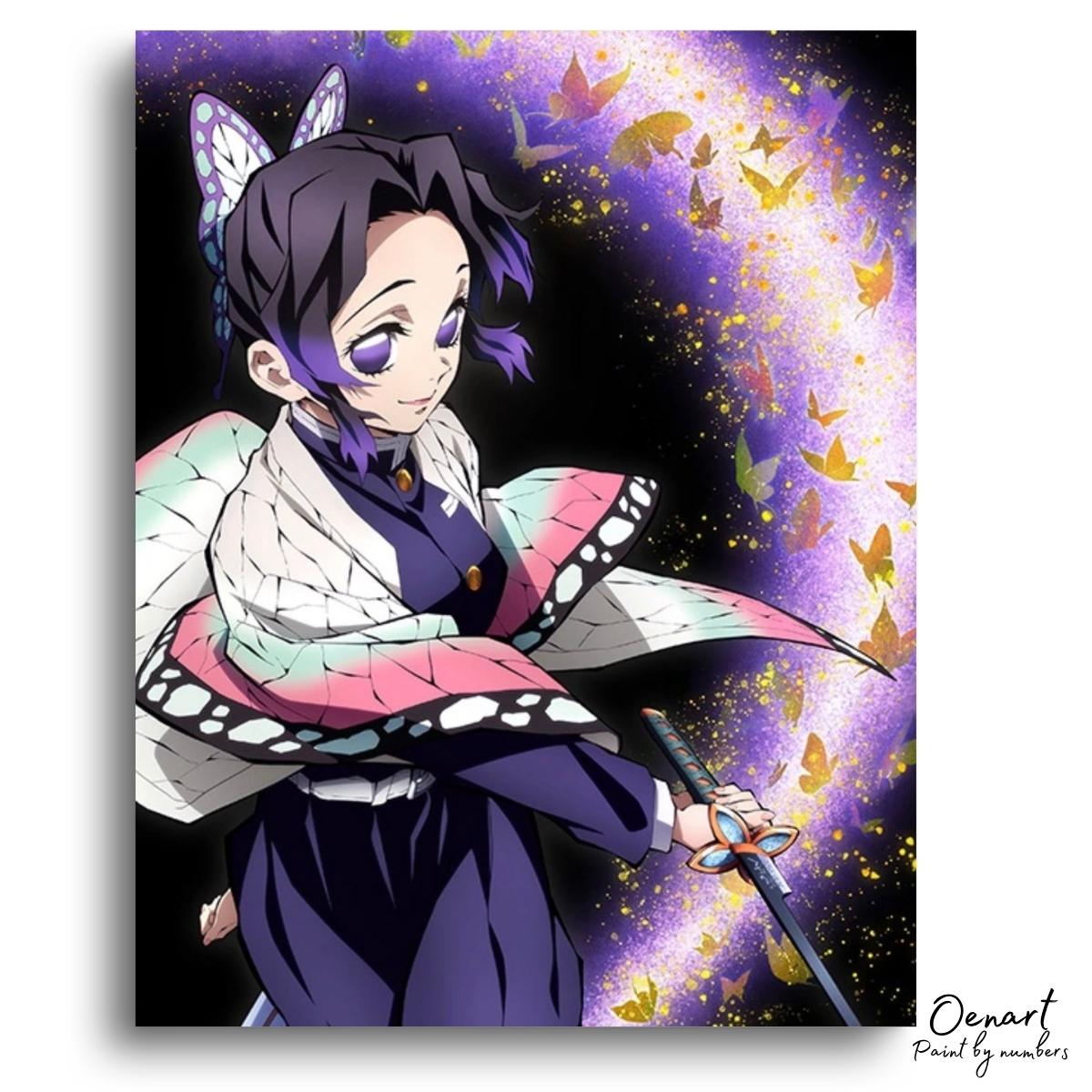 Demon Slayer: Shinobu Hashira - Anime Diamond Painting