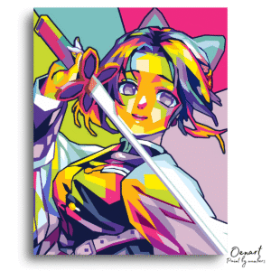 Demon Slayer: Shinobu Pop Art - Anime Diamond Painting