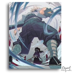 Demon Slayer: Swords UP - Anime Paint By Numbers Kit