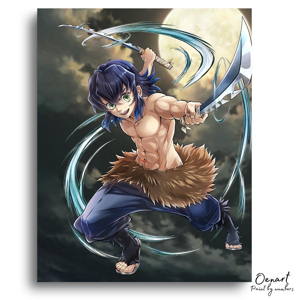Demon Slayer: Two Swords - Anime Diamond Painting