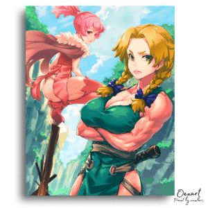 Dr. Stone: Niki and Homura - Anime Diamond Painting