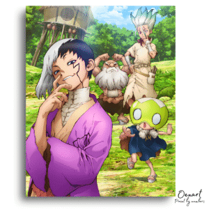 Dr. Stone: Senku and Gen - Anime Diamond Painting