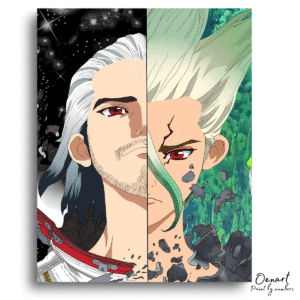 Dr. Stone: Senku and His Father - Anime Diamond Painting