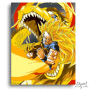 Dragon Ball Z: Goku Super Saiyan 3 - Anime Diamond Painting