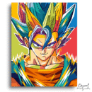 Dragon Ball Z: Goku Super Saiyan Smile - Anime Diamond Painting