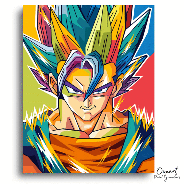 Dragon Ball Z: Goku Super Saiyan Smile - Anime Diamond Painting
