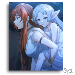 Frieren Beyond Journey's End: Flamme & Frieren - Anime Diamond Painting