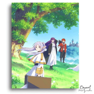 Frieren Beyond Journey's End: Frieren Fern and Stark - Anime Diamond Painting