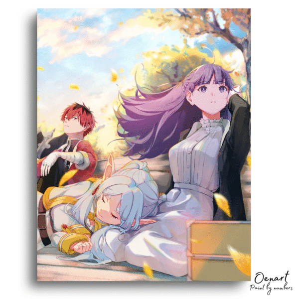 Frieren Beyond Journey's End: Resting - Anime Paint By Numbers Kit
