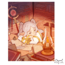Frieren Beyond Journey's End: Sleep - Anime Diamond Painting