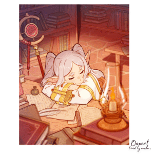Frieren Beyond Journey's End: Sleep - Anime Diamond Painting