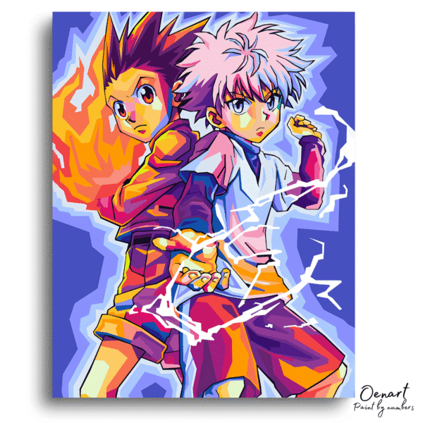 Hunter × Hunter: Gon and Killua Pop Art - Anime Diamond Painting