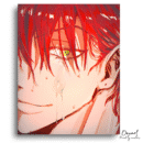 Hunter × Hunter: Hisoka Red Hair - Anime Diamond Painting