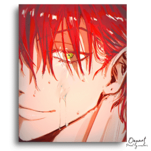 Hunter × Hunter: Hisoka Red Hair - Anime Diamond Painting