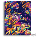 JoJo's Bizarre Adventure: Star Platinum - Anime Diamond Painting