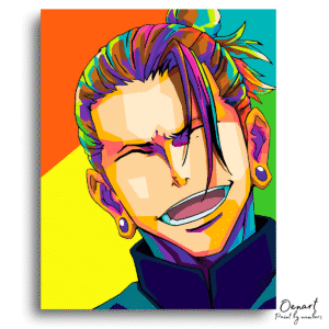 Jujutsu Kaisen: Geto Pop Art - Anime Paint By Numbers Kit