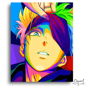 Jujutsu Kaisen: Gojo Colorful Pop Art - Anime Paint By Numbers Kit