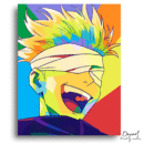 Jujutsu Kaisen: Gojo Laughing - Anime Diamond Painting