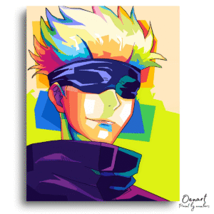 Jujutsu Kaisen: Gojo Wpap Pop Art - Anime Diamond Painting