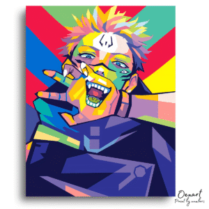 Jujutsu Kaisen: Sukuna Pop Art - Anime Diamond Painting