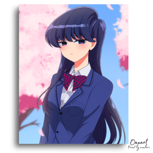 Komi Can't Communicate: Cute Komi - Anime Paint By Numbers Kit