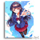 Komi Can't Communicate: Kawaii Komi - Anime Diamond Painting